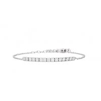 Bracciale Recarlo Donna Face Cube in Oro bianco Diamante 0.25 Ct B39SE001/025 - B39SE001/025